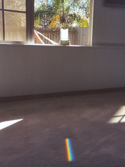 Spectra sundials fill the room with rainbow color